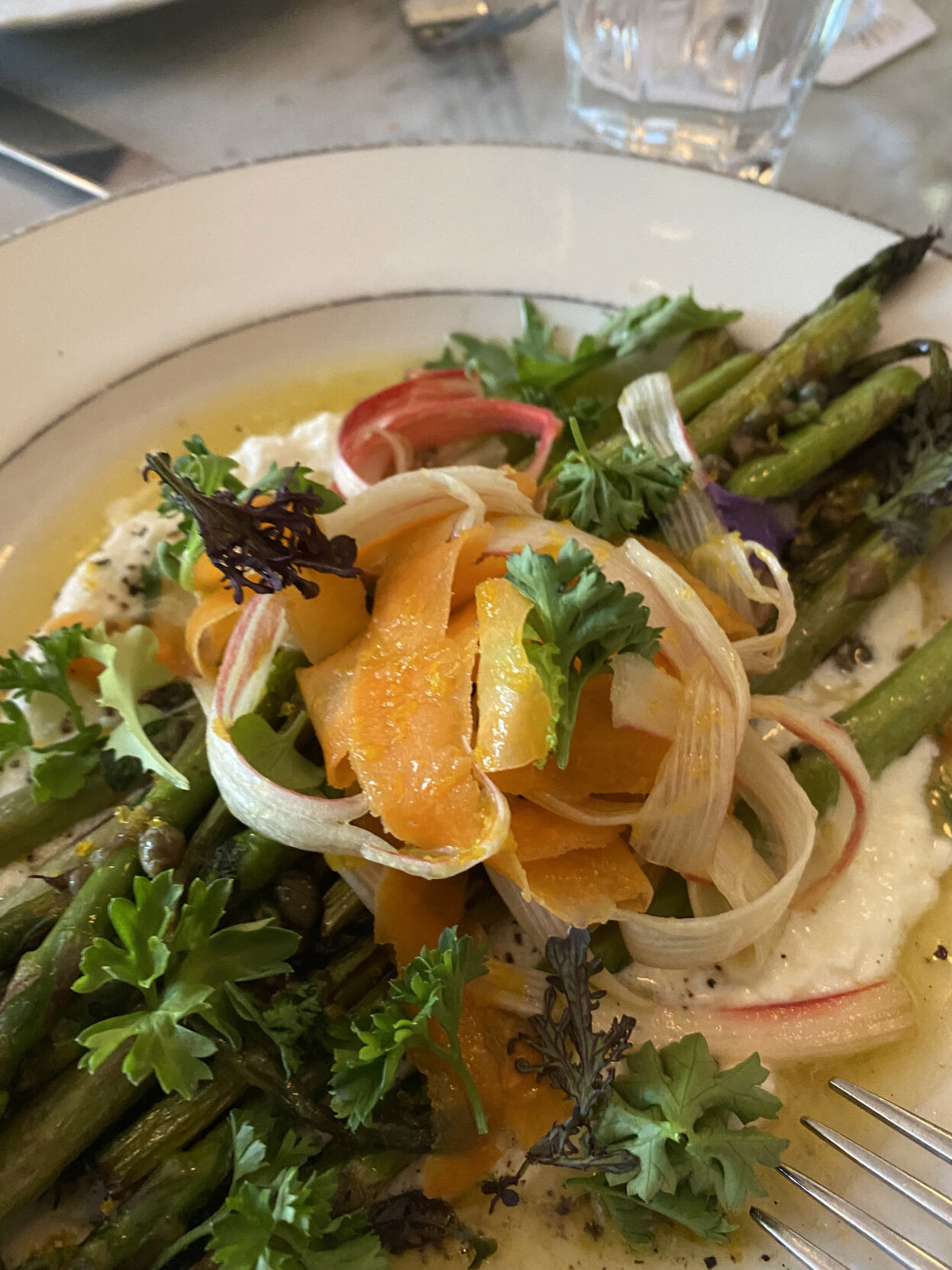 kindred - Atlantic crudo and asparagus.jpg
